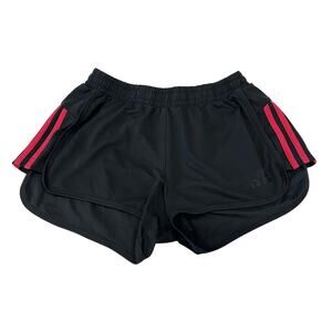 M3-13 ADIDAS Women's Climalite Trainer Shorts Black/Pink Small